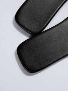 Tropiscape 蝴蝶结拖鞋 女士拖鞋 时尚凉鞋 防滑蝴蝶结户外鞋 适合约会、购物、度假、海滩、娱乐 营造度假氛围 放松海滩 秋季 圣诞节 冬季 圣诞礼物 - 黑色 - 查看 11