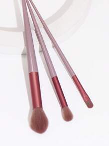 3件套化妆刷组合套装，包含高光眼影刷和唇刷，化妆刷套装，化妆刷套装，化妆刷套装，全套化妆刷，化妆刷套装，全套化妆套装，化妆刷套装，化妆刷套装，化妆礼盒套装 - 淡紫色 - 查看 1