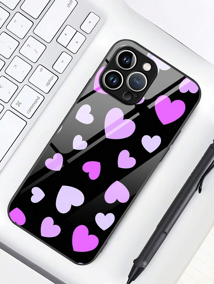 Heart Pattern Phone Case,International Version, Not The Domestic Version - Multicolor - View 1