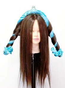 Hair Curler Roller,4Pcs Heatless Hair Curling Roller & Scrunchie & Claw Set Hair Diy Hairdressing Tools - Multicolor - View 6