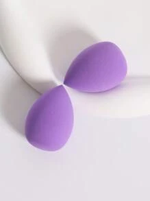 化妝海綿，2入組紫色化妝海綿美容海綿蛋形化妝攪拌機 - 彩色 - 查看 4