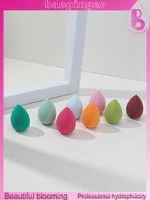 baopinger 化妝海綿，8入組多色中水滴化妝海綿化妝攪拌機美容海綿蛋形 - 彩色 - 查看 1