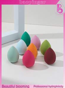 baopinger 化妝海綿，8入組多色中水滴化妝海綿化妝攪拌機美容海綿蛋形 - 彩色 - 查看 2