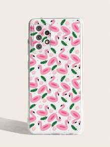 火烈鳥圖案透明手機殼 - 彩色 - 查看 5