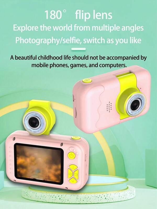 Fashionable Hd Flip Camera For Taking Pictures And Recording Videos Mini Digital Camera