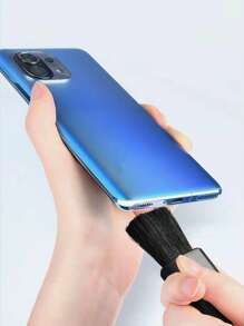 Bàn chải làm sạch kính thiên văn di động Tương thích với điện thoại Apple/android, máy tính bảng, máy ảnh, bàn và ô tô - màu đen - Xem 4