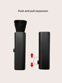 Bàn chải làm sạch kính thiên văn di động Tương thích với điện thoại Apple/android, máy tính bảng, máy ảnh, bàn và ô tô - màu đen - Xem 5