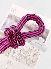 Fully Hair Curler Roller,3Pcs Black Heatless Hair Curling Roller & Scrunchie Set Without Heat Spiral Hair Roller No Heat Sleeping Slouchy Curling Iron - Multicolor - View 2