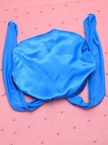 Gorro redondo con cinta colorida, diadema elástica alta, gorro para dormir, gorro de baño, gorro para dormir con ala ancha, gorro para dormir - Multicolor - Ver 2