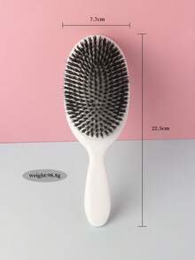 Cushion Hair Brush, 1Pc Cushion Hair Brush Paddle Hair Brush Boar Hair Brush Massage Comb Hair Comb - Multicolor - View 3