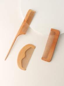 发梳、3 件木制发梳鼠尾梳方形细齿梳弯曲胡须梳发型梳发刷、发刷、梳子、美发工具、理发沙龙美容旅行必需品的美发产品和配件、刷子、发刷、边缘刷、刷头发、发梳、梳头发、顺发刷、球刷、迷你发刷、发刷套装、木梳、发刷、梳子、光滑后刷、发刷、边缘刷、刷头发、发梳、发刷套装、梳头发、迷你发刷、顺发刷、美发产品、美发工具、美发用品、护发、卷发刷、理发师、理发配件、美发设备、旅行必需品、旅行必需品、发型、美发 - 棕色 - 查看 2