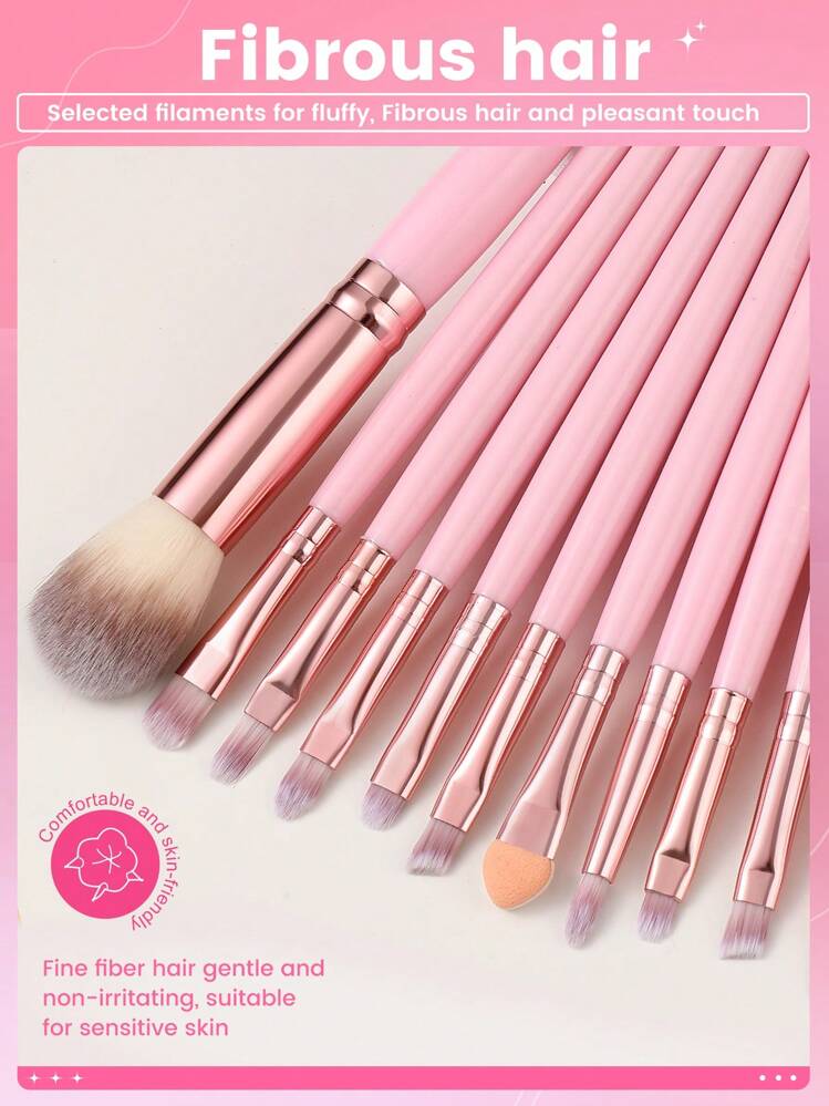 メイクアップブラシセット 15本 プレミアム合成毛 アイシャドウ
