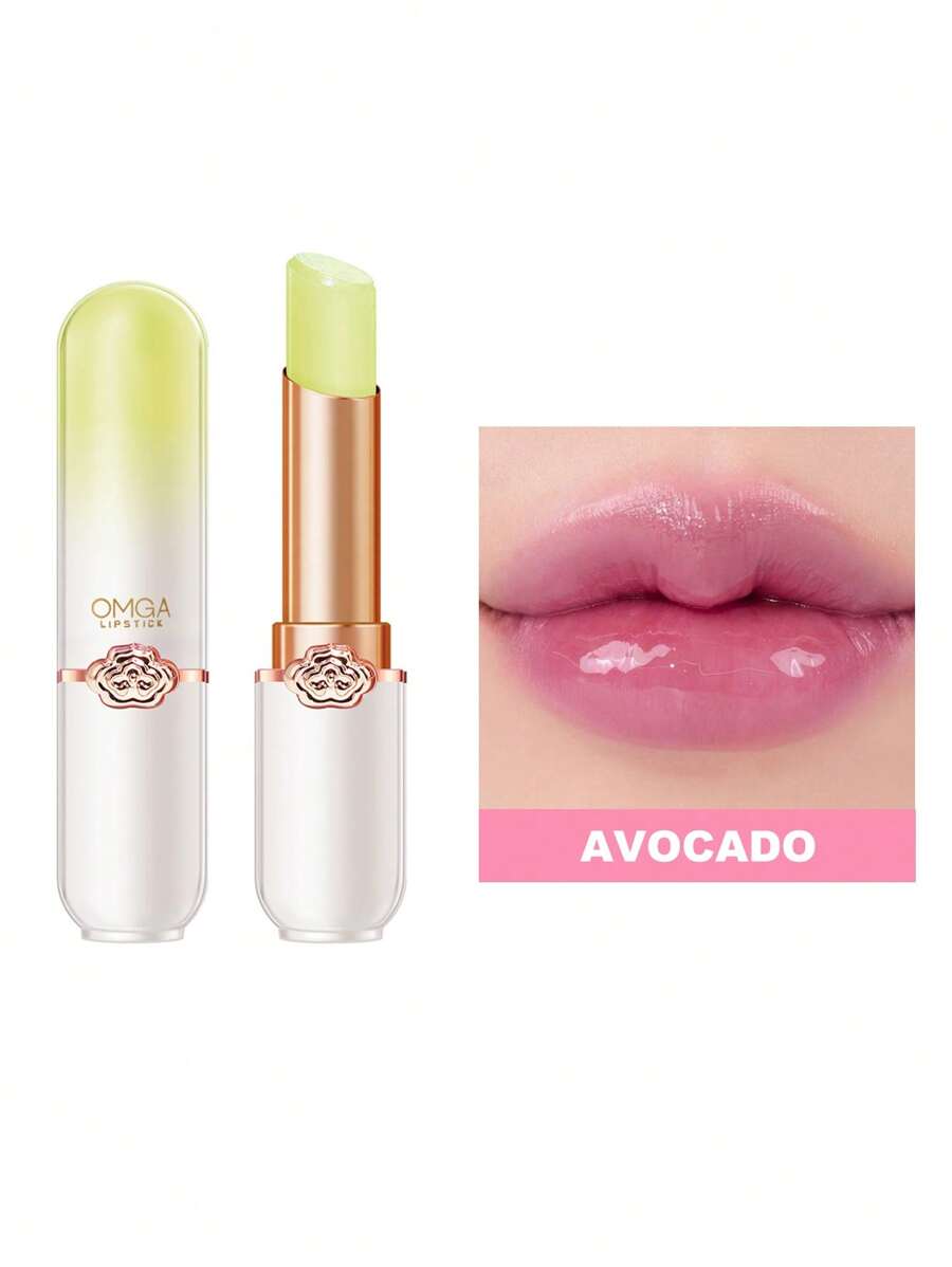 OMGA Color Changing Lipstick, Waterproof Moisturizing Lip Balm - 綠色 - 查看 1