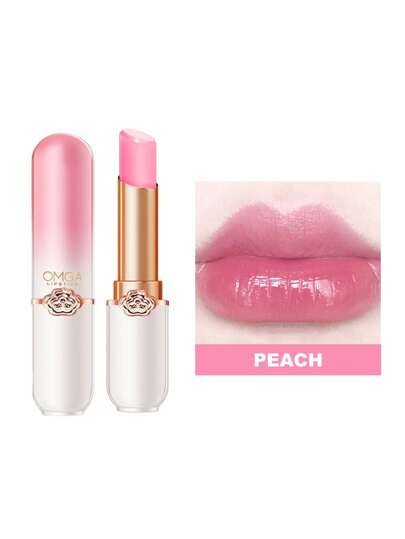 OMGA 變色唇膏，保濕溫變唇膏防水持久耐磨潤唇膏