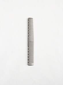 Lược Răng Rộng, 1Pc Kim Loại Răng Mịn Kim Loại Bóng Bền Không Vỡ Lược Chải Tóc Di Động Ngăn Ngừa Tóc Xoăn Lược Tạo Kiểu Tóc Để Cải Thiện Tóc Chữa Lành - Bạc - Xem 2