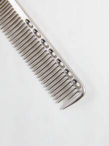 Lược Răng Rộng, 1Pc Kim Loại Răng Mịn Kim Loại Bóng Bền Không Vỡ Lược Chải Tóc Di Động Ngăn Ngừa Tóc Xoăn Lược Tạo Kiểu Tóc Để Cải Thiện Tóc Chữa Lành - Bạc - Xem 5