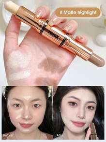 FOMIX 雙頭高光和輪廓棒，1入組多功能輪廓棒啞光輪廓鼻子陰影輪廓棒 - 彩色 - 查看 3