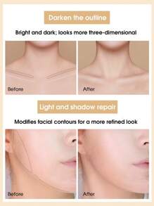 FOMIX 雙頭高光和輪廓棒，1入組多功能輪廓棒啞光輪廓鼻子陰影輪廓棒 - 彩色 - 查看 4