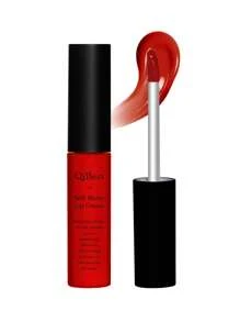 QIBEST Soft Matte Lip Cream,Highly Pigmented Long-Lasting Wear Non-Stick Cup Liquid Lipstick Lip Gloss Lip Glaze - Gỗ đỏ - Xem 3