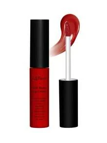 QIBEST Soft Matte Lip Cream, Non-Stick Cup Long-Lasting Liquid Lipstick - 玫瑰紅 - 查看 3