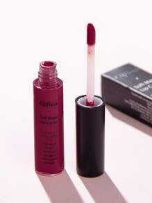 QIBEST 啞光唇膏,高度色素沉著持久穿戴不粘杯子液體口紅唇彩唇釉 - 02 Grape Jelly - 查看 3