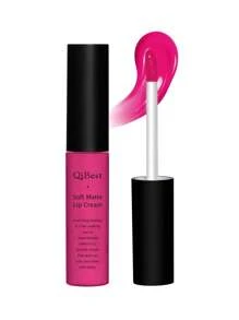 QIBEST Soft Matte Lip Cream,Highly Pigmented Long-Lasting Wear Non-Stick Cup Liquid Lipstick Lip Gloss Lip Glaze - Màu hồng gỉ - Xem 3