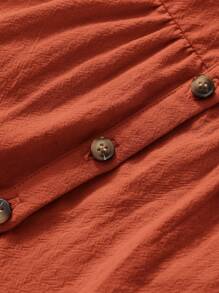 SHEIN Baby Girl Casual Comfortable Hooded Sleeve Dress, Suitable For Spring/Summer