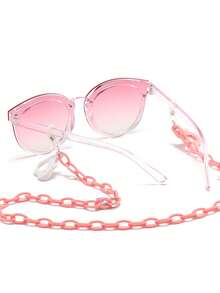 1 Cặp Khung Hình Học Trẻ Em Kính Thời Trang Boho Cho Cuộc Sống Hàng Ngày - Màu Hồng baby - Xem 2