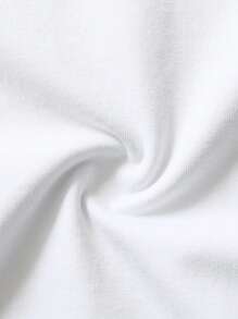 ROMWE MEN Street Life Nam Đồ họa ô tô và chữ cái Áo thun Thả vai - trắng - Xem 5