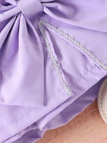 Toddler Girls Ribbed Knit Cami Top & Bow Front Skirt Set - Multicolor - View 5