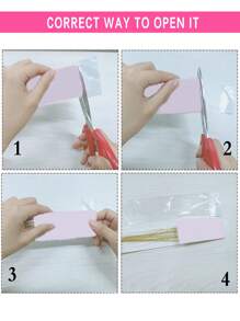 6pcs Hair Tinsel Clip In Extension Golden Sparkle & Highlight For Hair 20.5 Inch Synthetic Hair - Gold - View 4