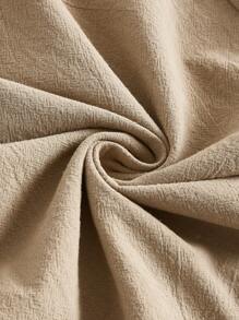 SHEIN EZwear Plus Drawstring Waist Wide Leg Pants