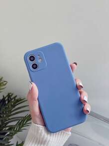 Basic Phone Cases 4pcs Random Color Plain Phone Case Compatible With IPhone 15/15Pro/15Plus/15Promax - Apricot - View 4