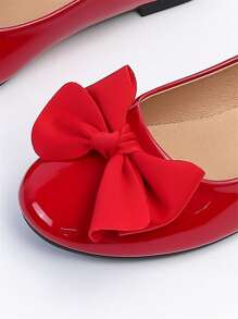 Phụ Nữ Nơ Trang Trí Ba Lê Căn Hộ, Thời Trang Căn Hộ - Đỏ - Xem 4