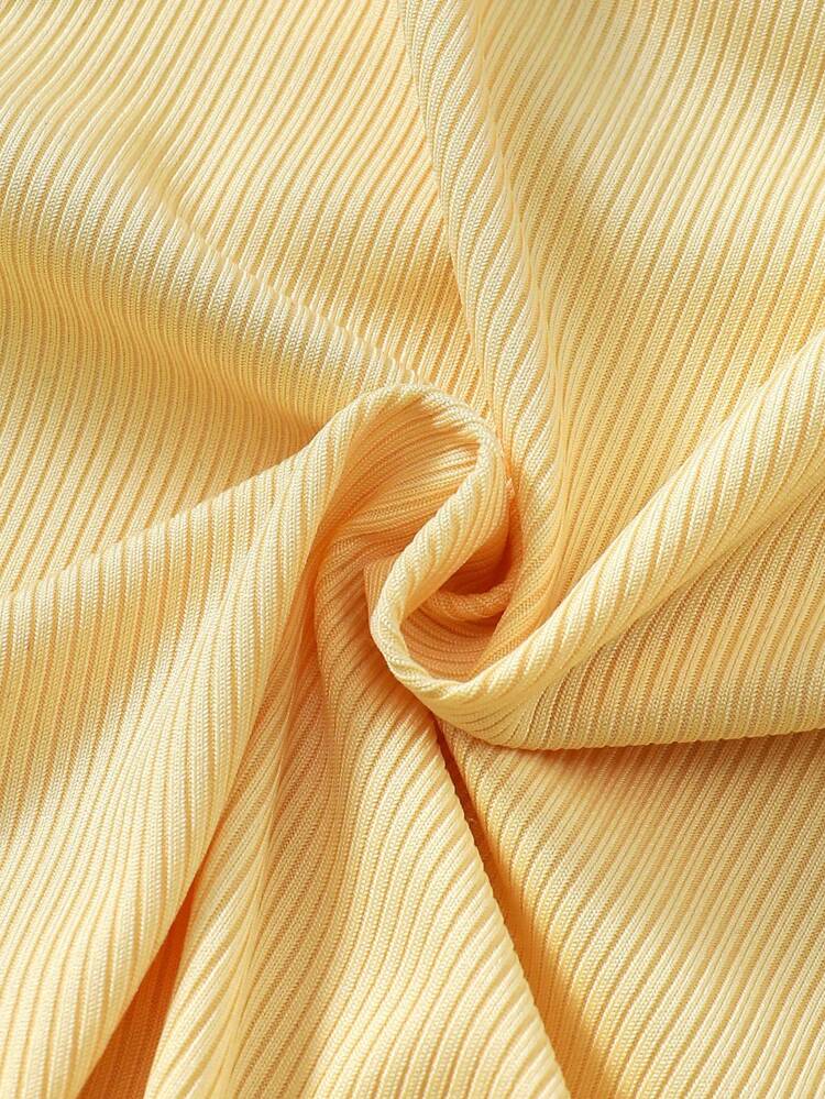 Baby Girl 2pcs Floral Print Lettuce Trim Tee