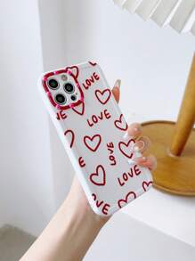 Heart Pattern Phone Case - Multicolor - View 2