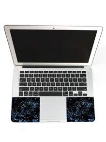 1pc Leaf Pattern Laptop Sticker And Skin Compatible With Apple Macbook Pro 15 Inch, Lenovo, Hp, Asus, Xiaomi 15.6 Inch Notebook Protective Film And Decal - Multicolor - View 3