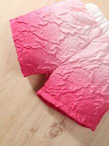 SHEIN Baby Ombre Print Textured Shorts - Multicolor - View 3