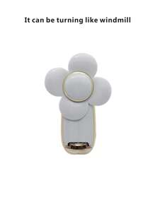 Windmill Design Phone Holder - White - View 1