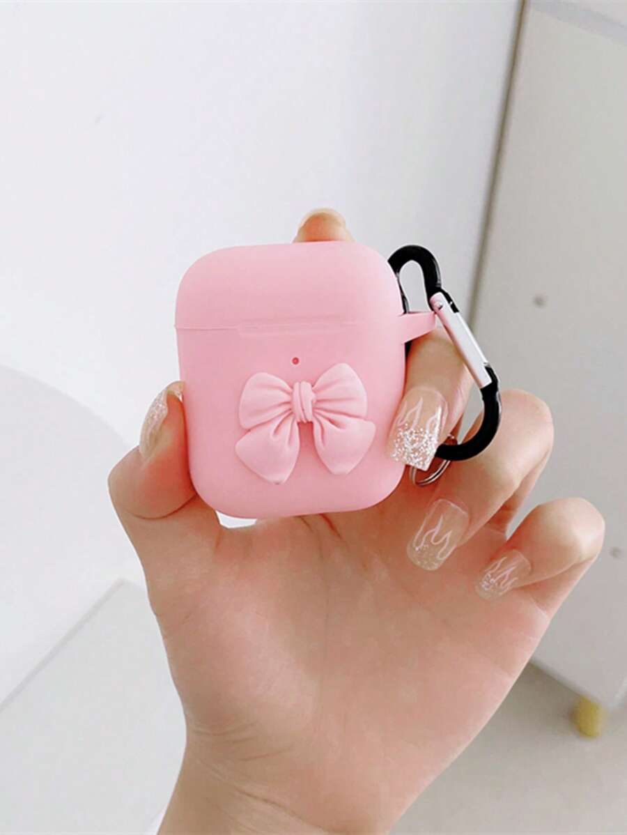 蝴蝶結裝飾耳機殼適用於Airpods - 彩色 - 查看 1