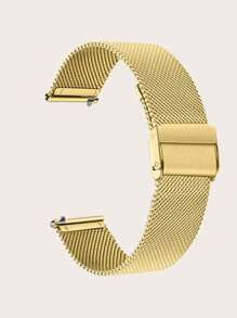 1 Stück golden Modisch Edelstahl Uhrenarmband mit, kompatibel mit Galaxie Uhr 5/4