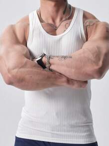 GymBeat Áo Tees & Tanks  Thể thao Nam - trắng - Xem 3