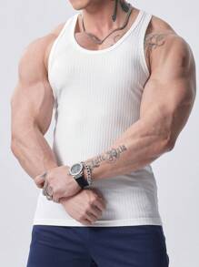 GymBeat Áo Tees & Tanks  Thể thao Nam - trắng - Xem 4
