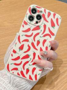 Vỏ điện thoại hoa văn ớt - Nhiều màu - Xem 1