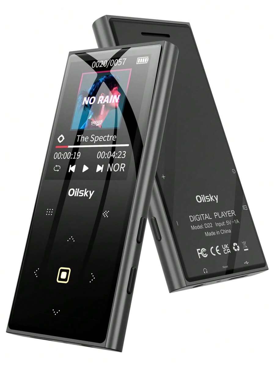 multifuncional pantalla táctil MP3 reproductor - Negro - Ver 1