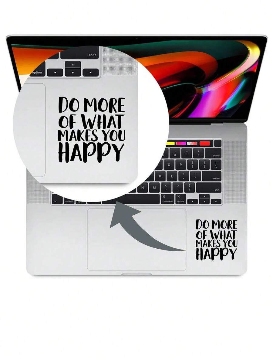 1pc Creative Partially Transparent Sticker For Laptop | SHEIN USA