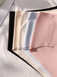 5pack Letter Graphic No Show Panty