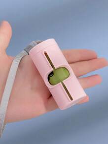 1pc Random Color Pet Poopbag, Portable Pet Poopbag For Cat, Dog For Outdoor - Multicolor - View 1