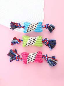 1pc Creative Bone Shaped Random Color Pet Sound Toy, Cute Soundable Pet Sound Toy For Dog For Playing - Multicolor - View 1