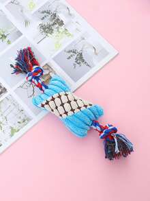 1pc Creative Bone Shaped Random Color Pet Sound Toy, Cute Soundable Pet Sound Toy For Dog For Playing - Multicolor - View 4